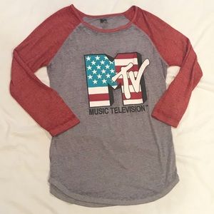 MTV Baseball Style Tee